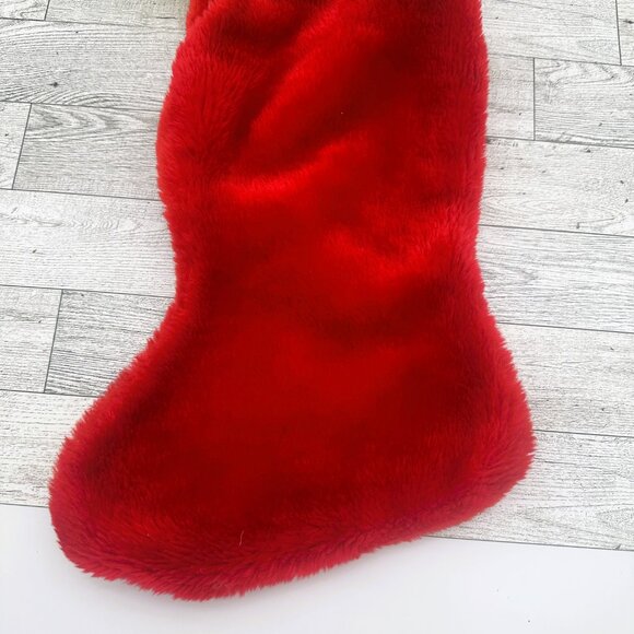 1991 Warner Brothers Tweety Bird 3-D Plush Christmas Stocking w/ Santa Hat - Picture 8 of 9